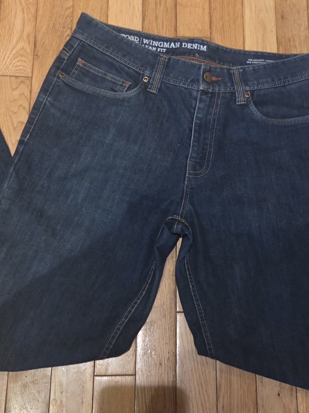 Toad&Co Men's Dark Indigo Slim Jeans